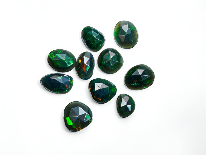 Ethiopian Opal Rose Cut cabochon