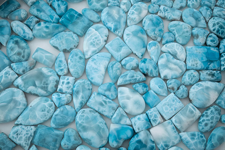 Larimar Round Cabochon