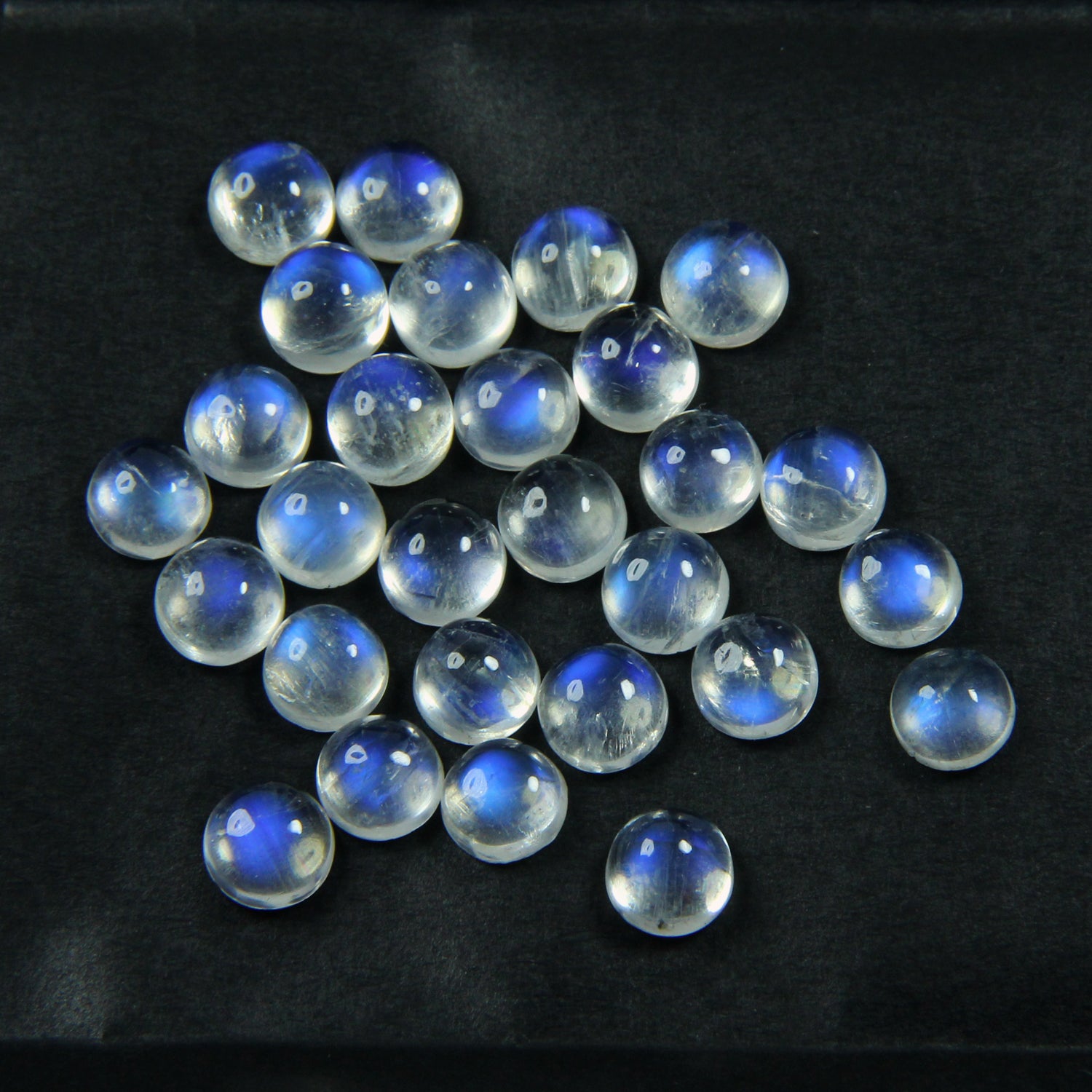 Rainbow moonstone Round cabochon