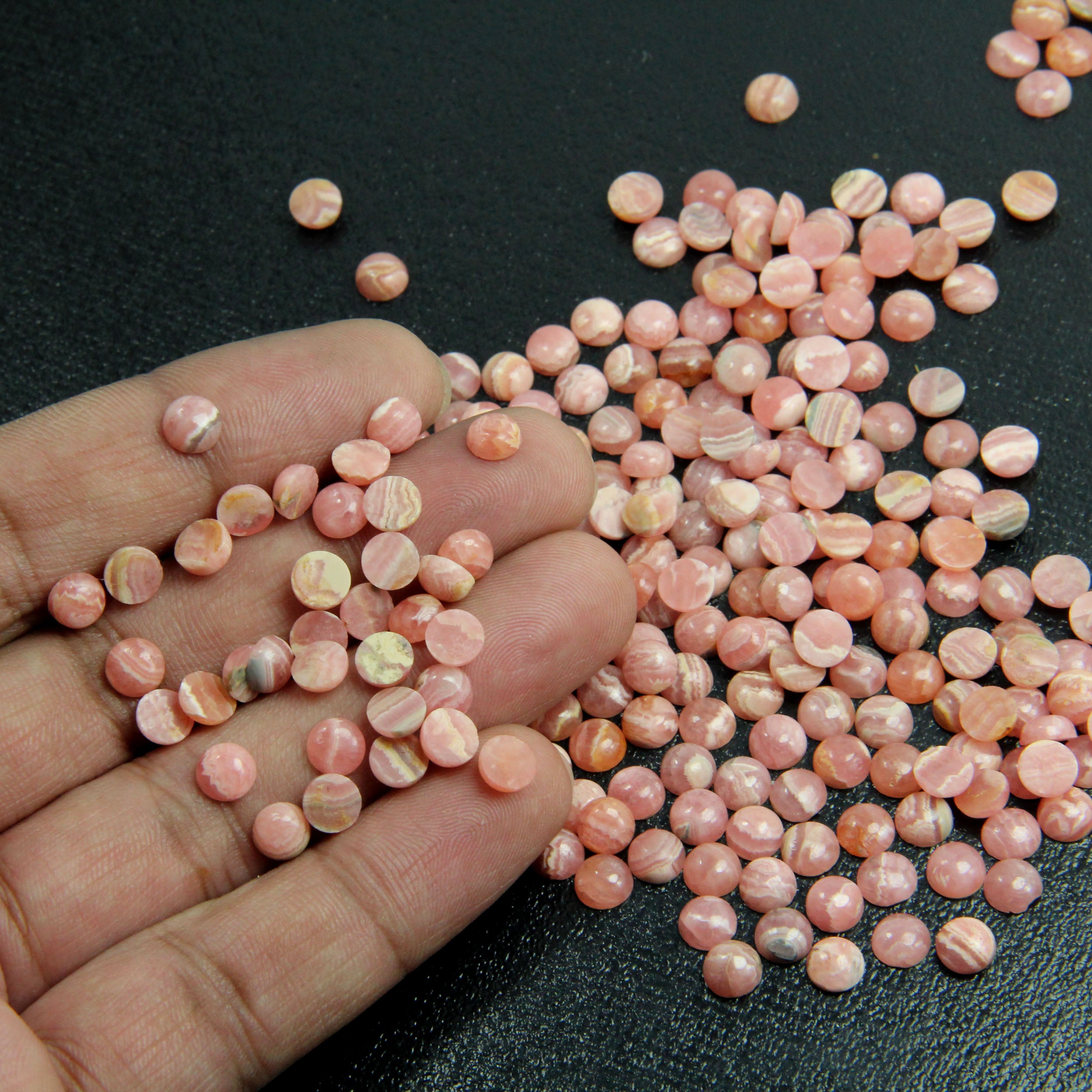 Rhodochrosite Round cabochon