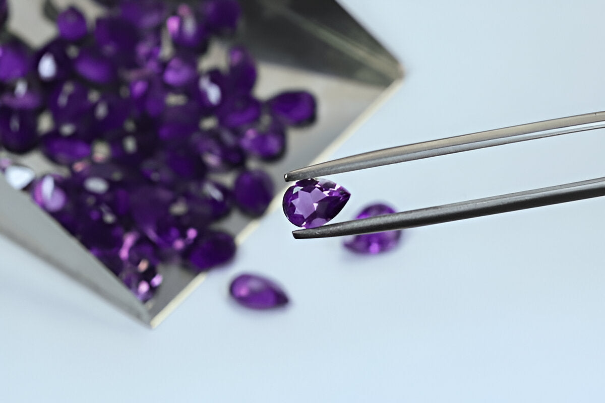 Amethyst Pear Cut