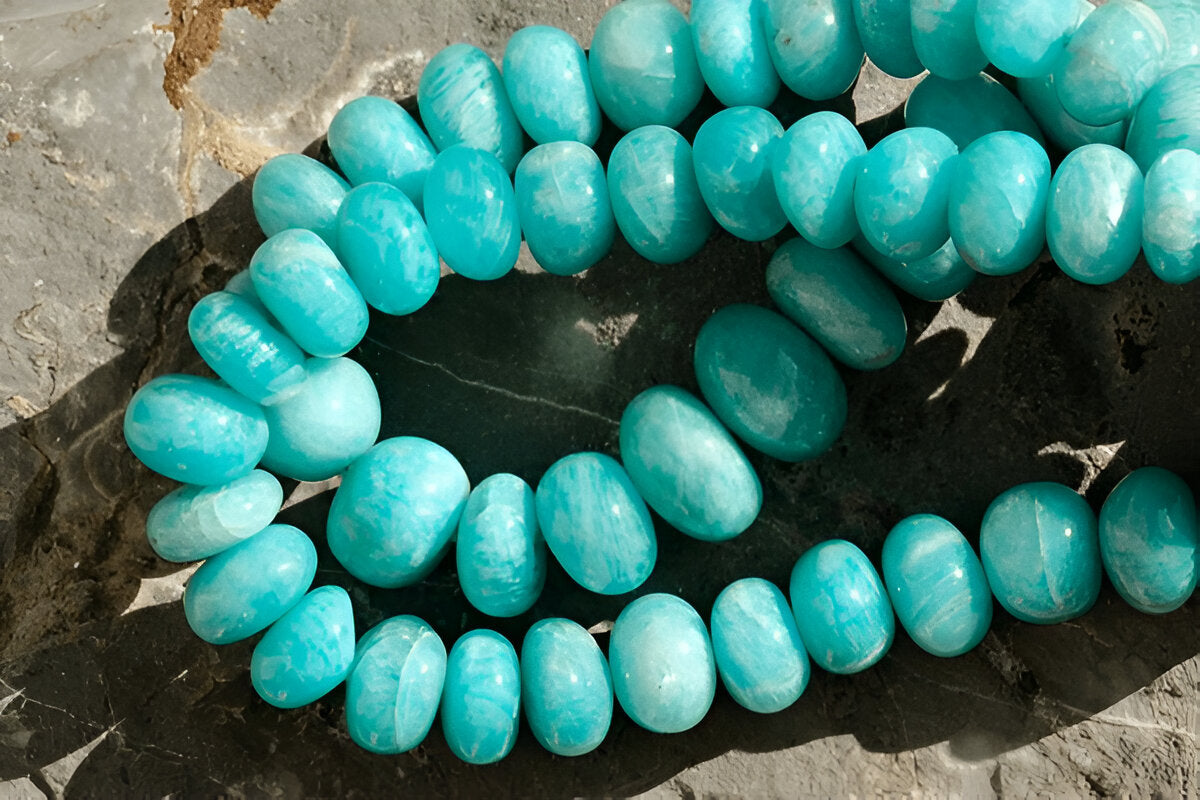 Charoite rondelle Plane Beads